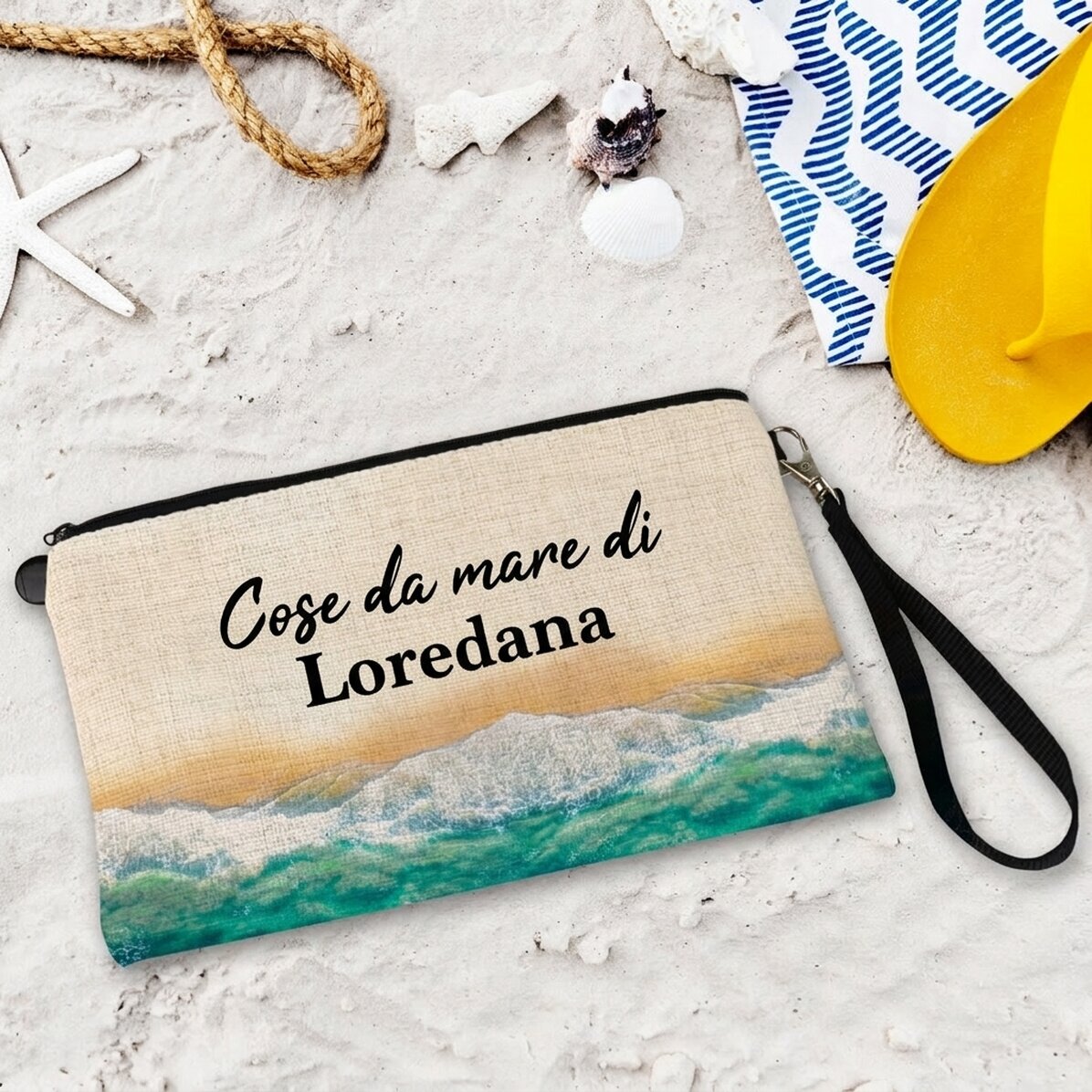 Set di accessori personalizzato con scritta - Articoli da spiaggia