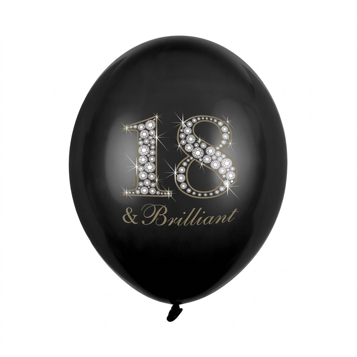 Set di 6 palloncini per il compleanno dei 18 anni - 18 & Brilliant