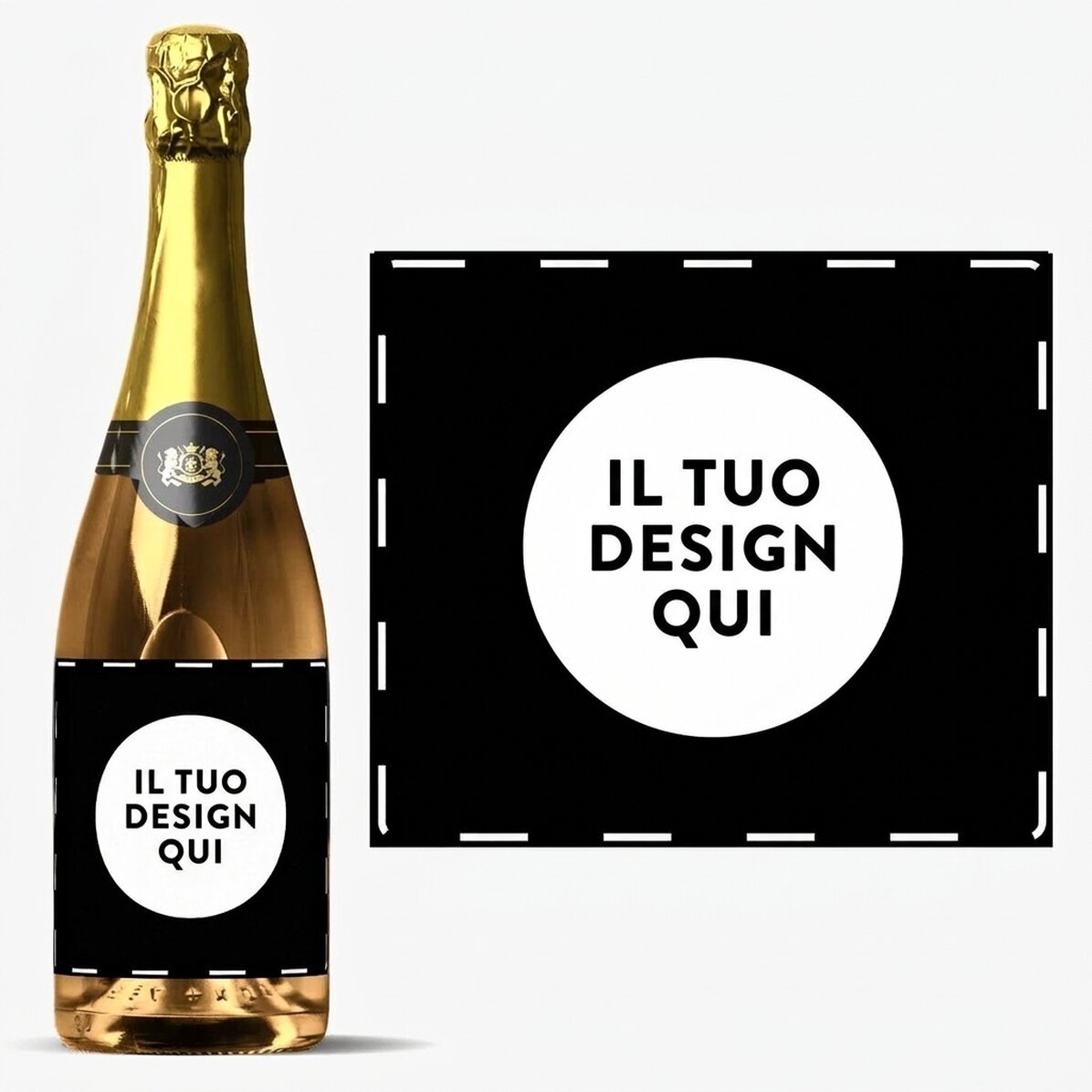 Spumante personalizzato con la tua grafica