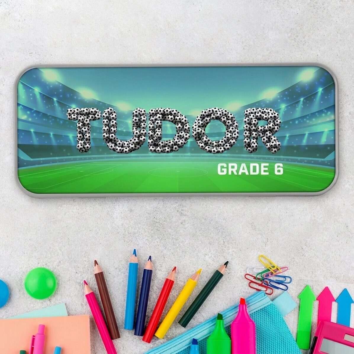 Astuccio personalizzato con nome - Calcio