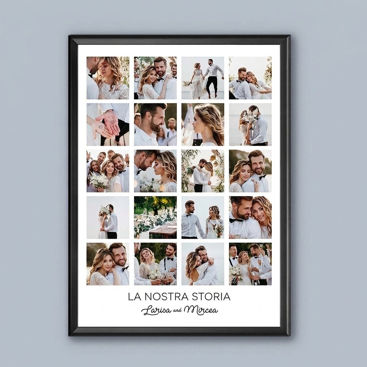 Quadro personalizzato con 20 foto