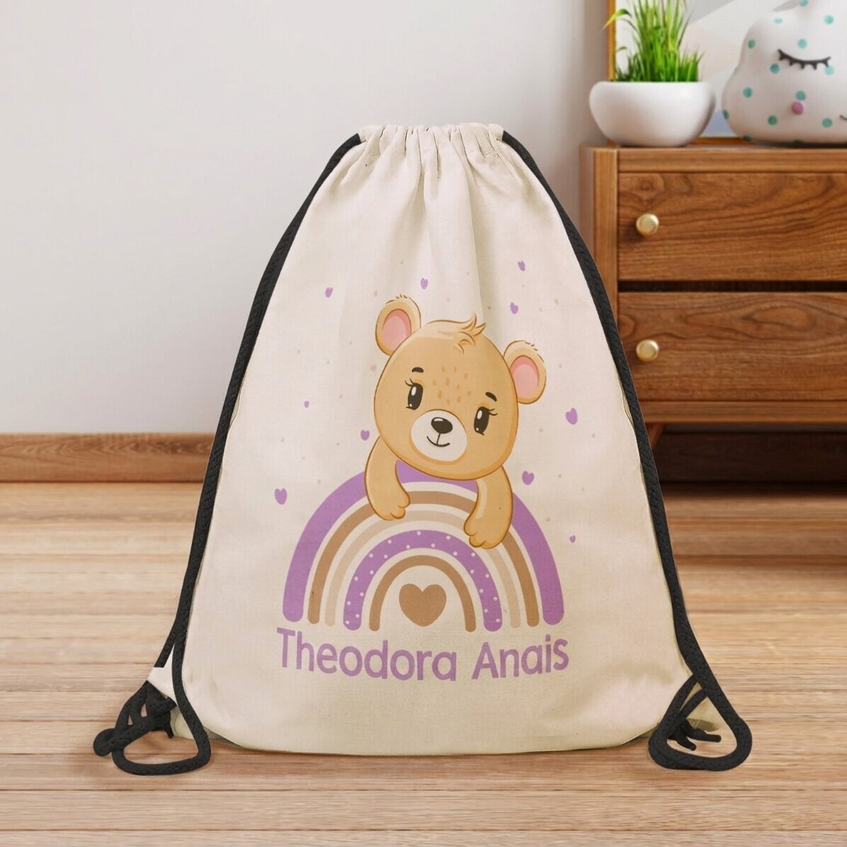Zaino personalizzato con nome - Orsetto