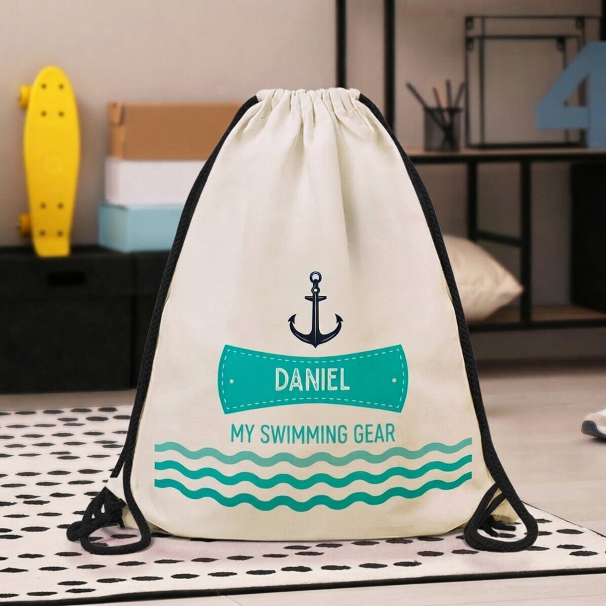 Zaino personalizzato con scritta - Attrezzatura per il nuoto