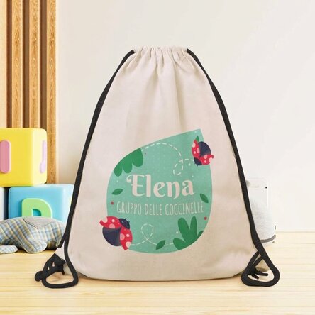 Zaino personalizzato con scritta - Coccinelle