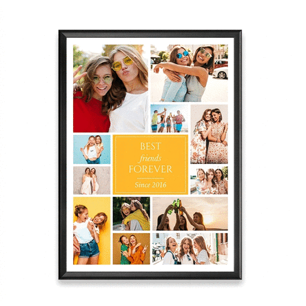Quadro personalizzato con 12 foto