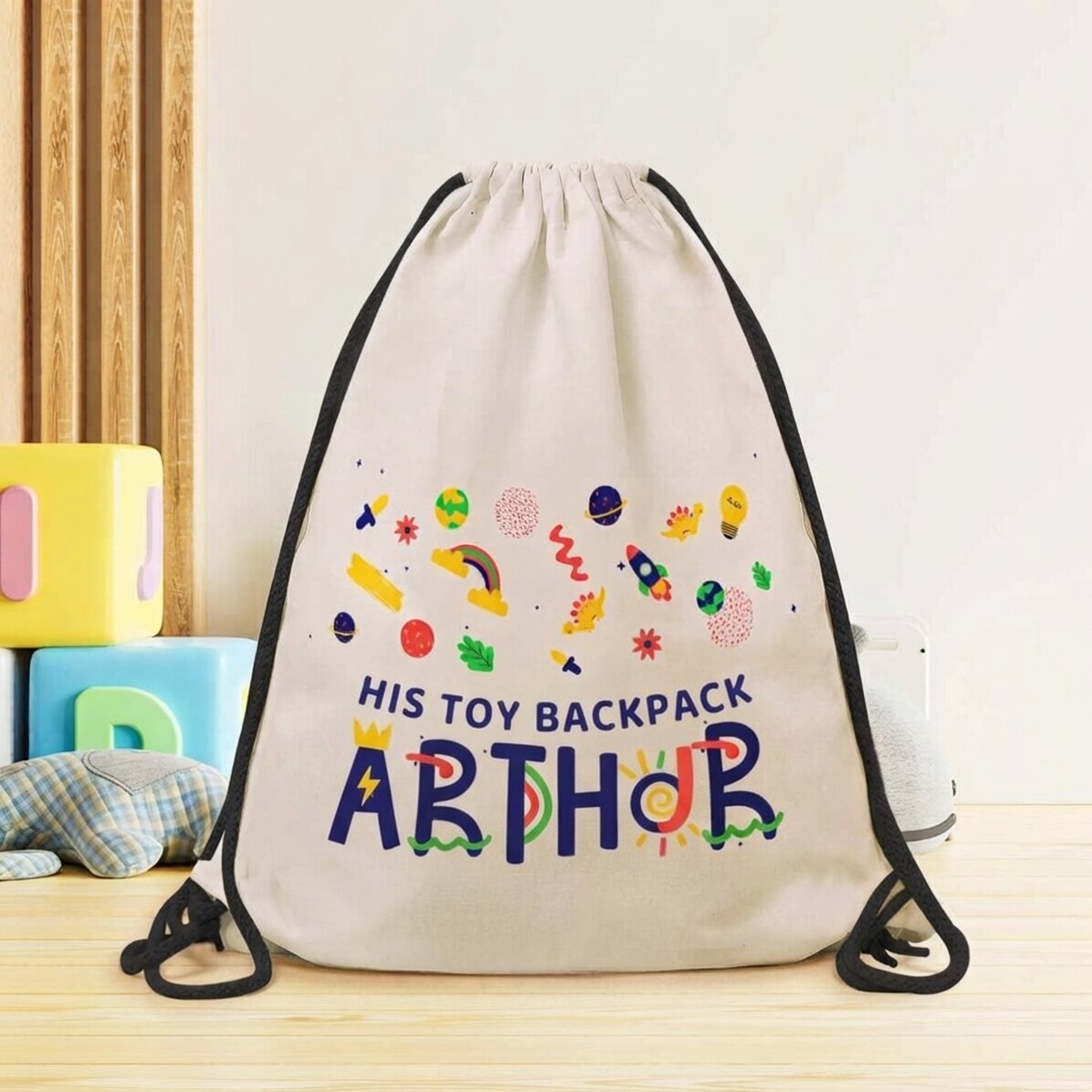 Zaino personalizzato con scritta - Giocattoli