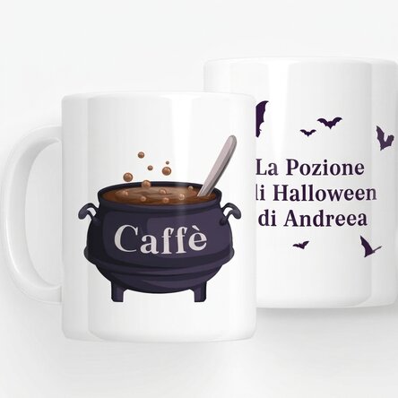 Tazza personalizzata con scritta - Halloween Coffee