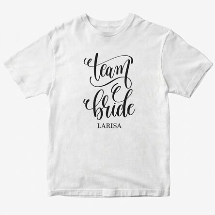 Maglietta personalizzata con scritta per le future spose - Team Bride