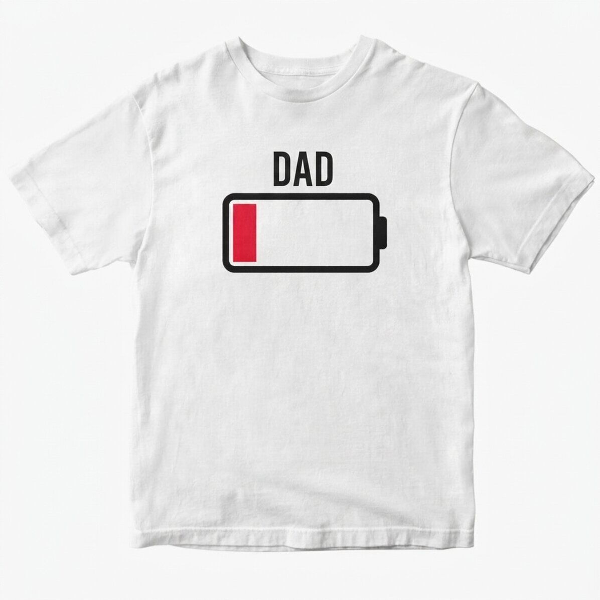 Maglietta personalizzata con scritta - Low battery