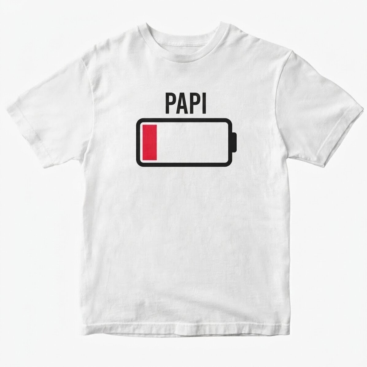 Maglietta personalizzata con scritta - Low battery