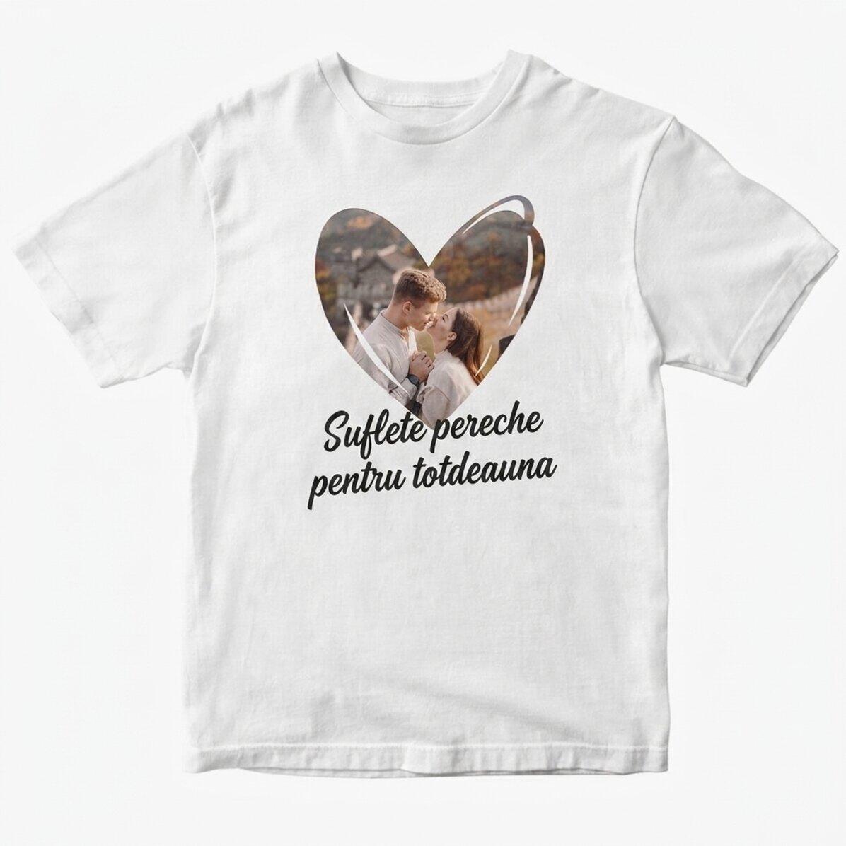 Maglietta personalizzata con foto e testo - Love
