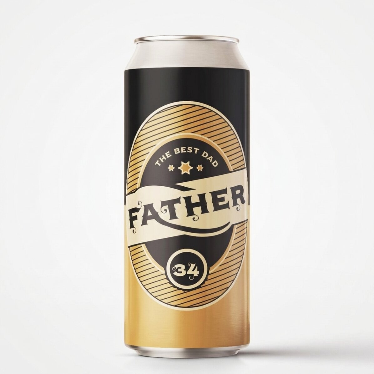 Birra in lattina personalizzata con la scritta: “Buon compleanno!”