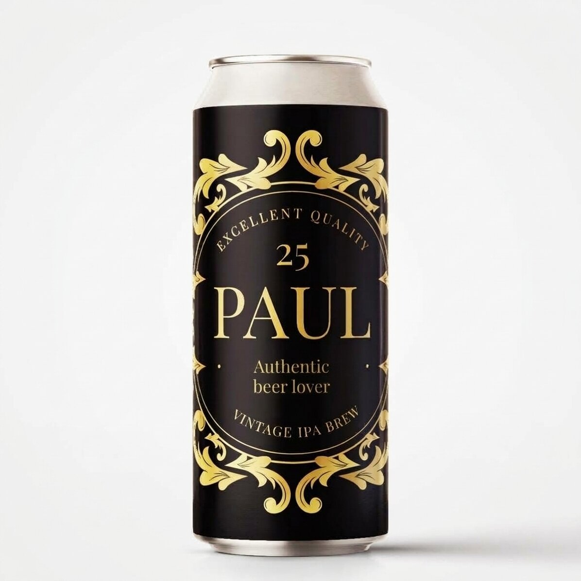 Birra in lattina personalizzata con una scritta - Amante della birra