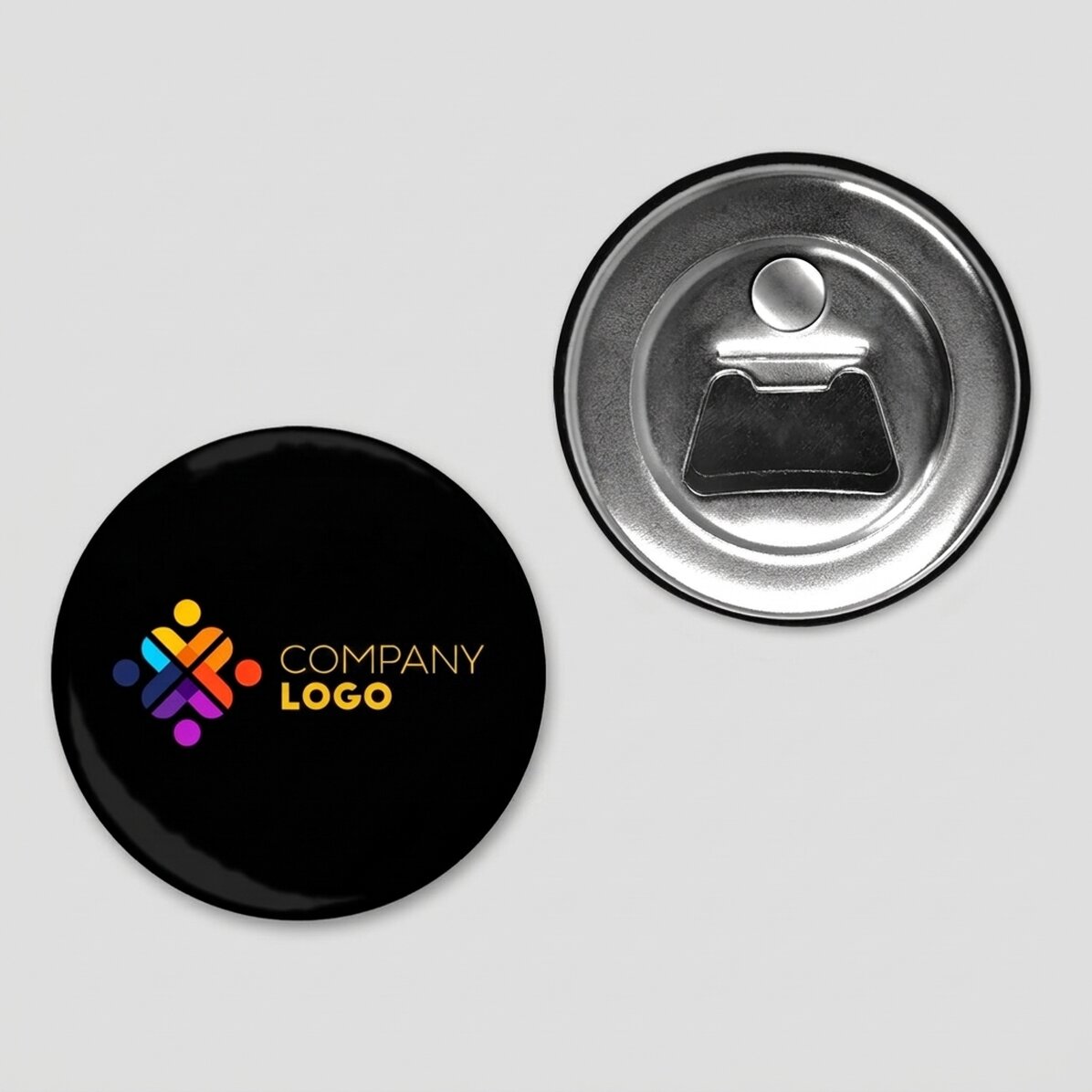 Apribottiglie con magnete personalizzato con logo