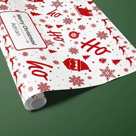 Carta da regalo personalizzata con testo incorniciato - Christmas spirit