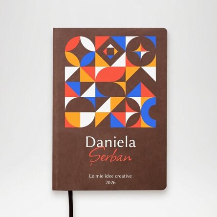 Agenda personalizzata con testo - Idee creative