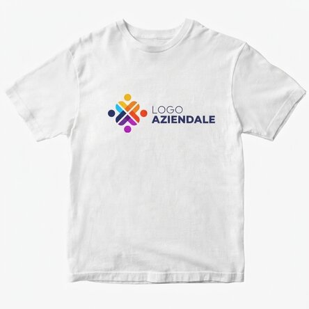 Maglietta in cotone personalizzata con logo “landscape”