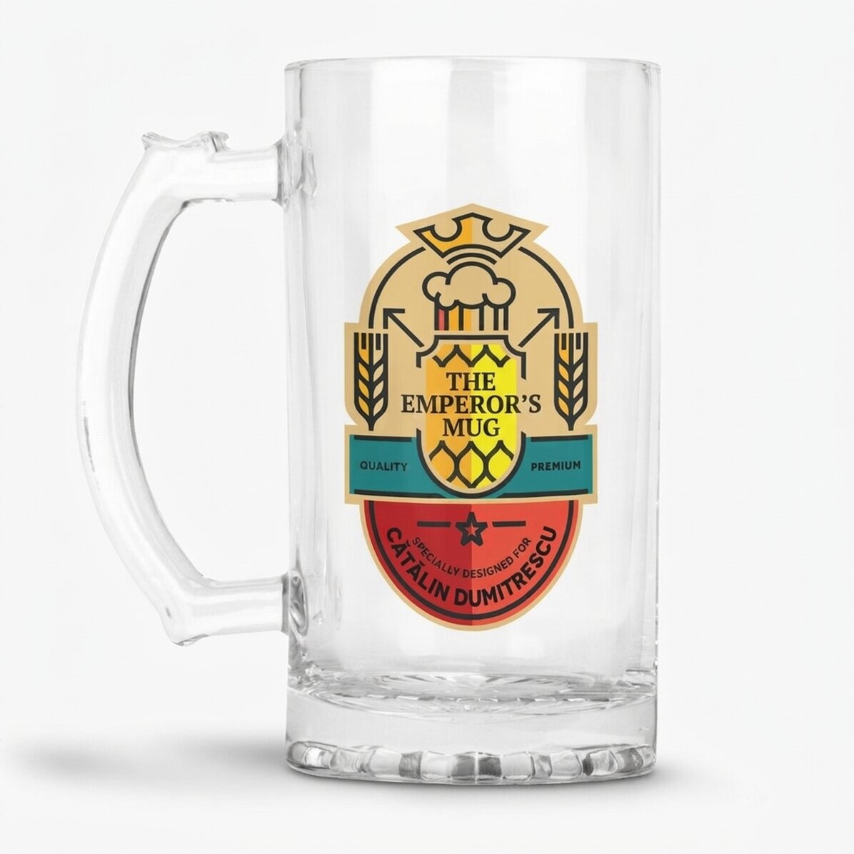 Boccale da birra personalizzato con scritta - Il boccale dell
