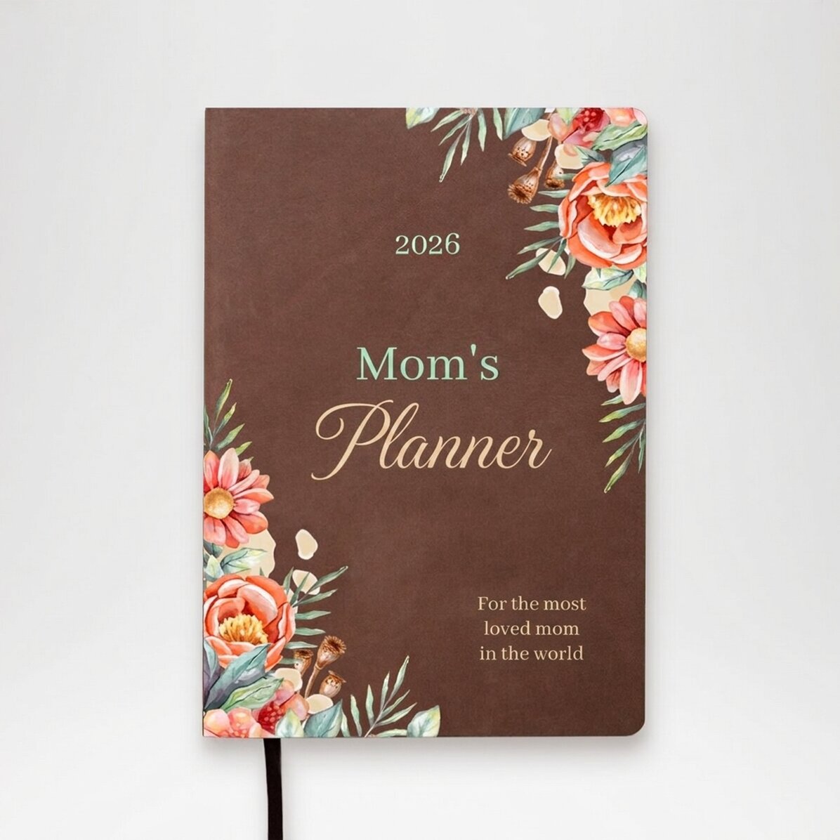 Agenda personalizzata a colori con dedica per la mamma
