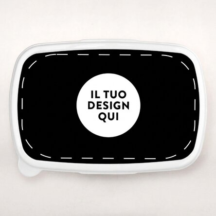 Contenitore per il pranzo, contenitore personalizzato con la tua grafica