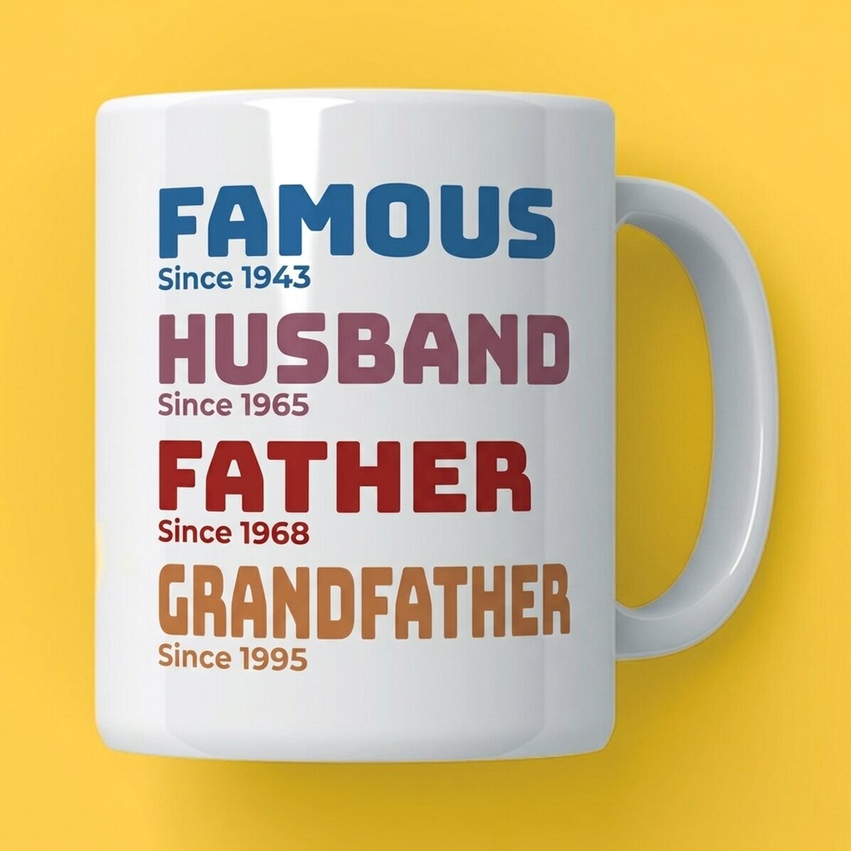 Tazza personalizzata con scritta - La storia del nonno