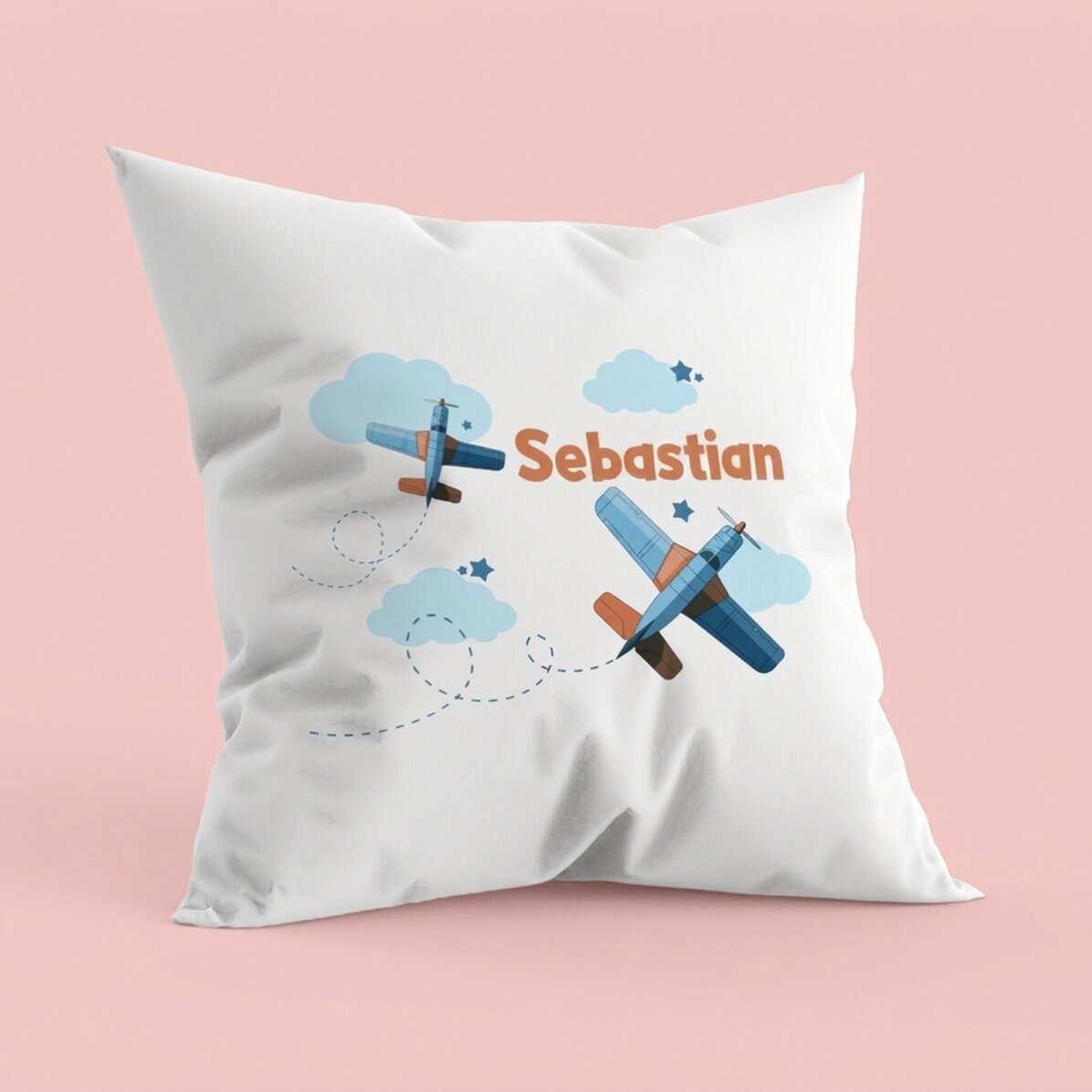 Cuscino personalizzato con scritta - Aerei