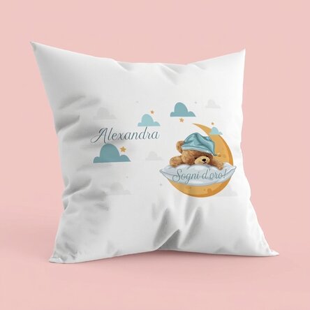 Cuscino personalizzato con scritta - Orsetto