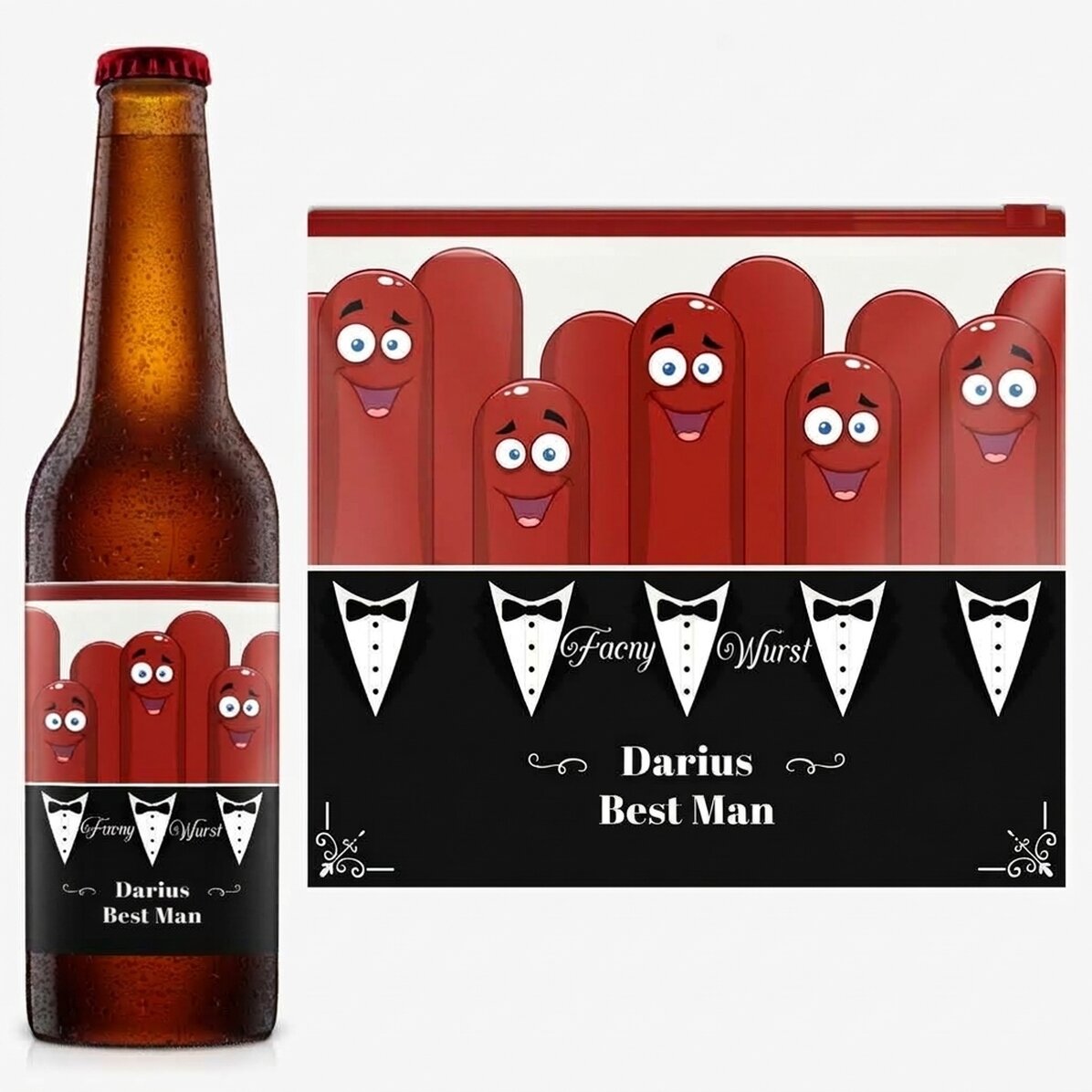 Birra personalizzata con scritta - Fancy Wurst