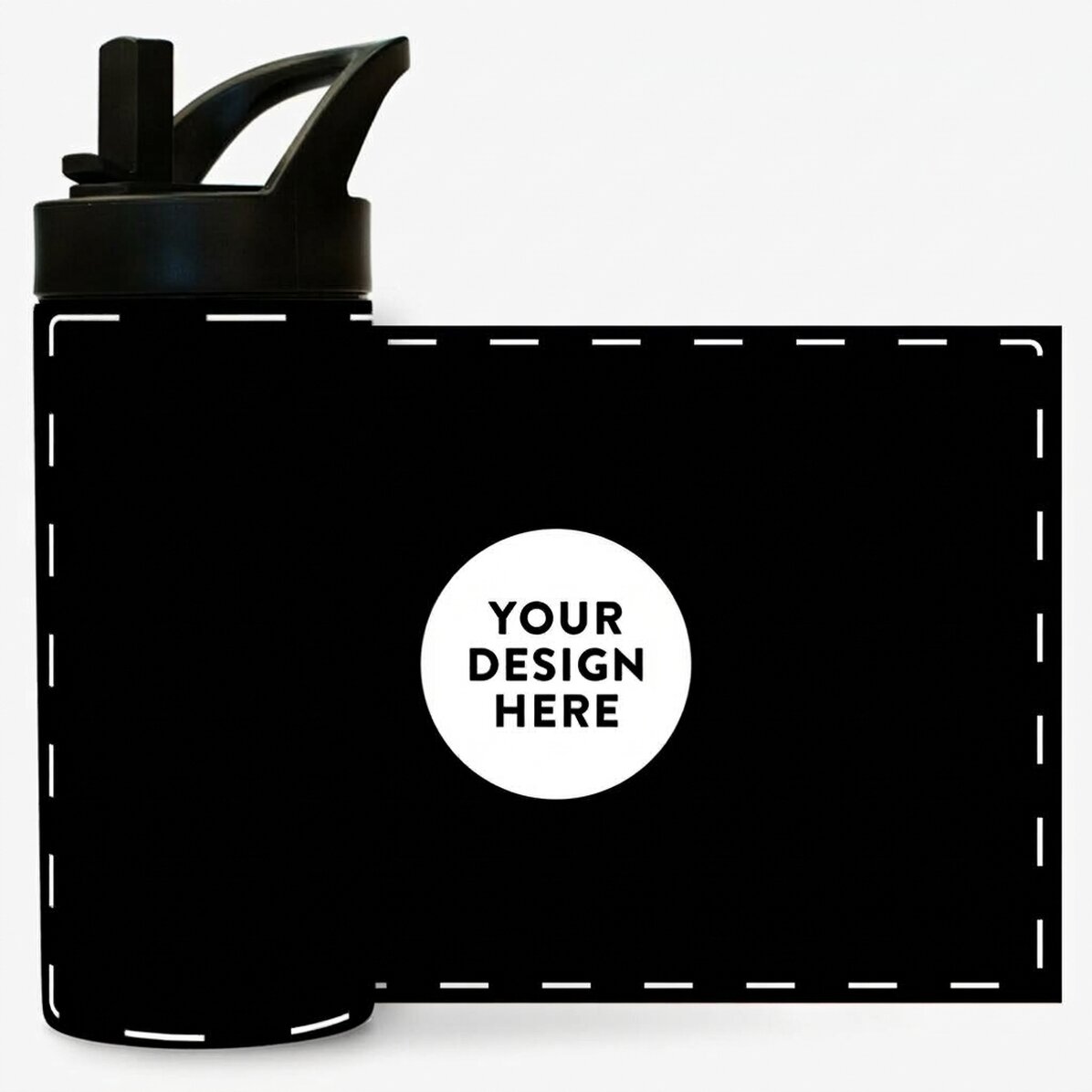 Thermos con manico e cannuccia personalizzato con la tua grafica