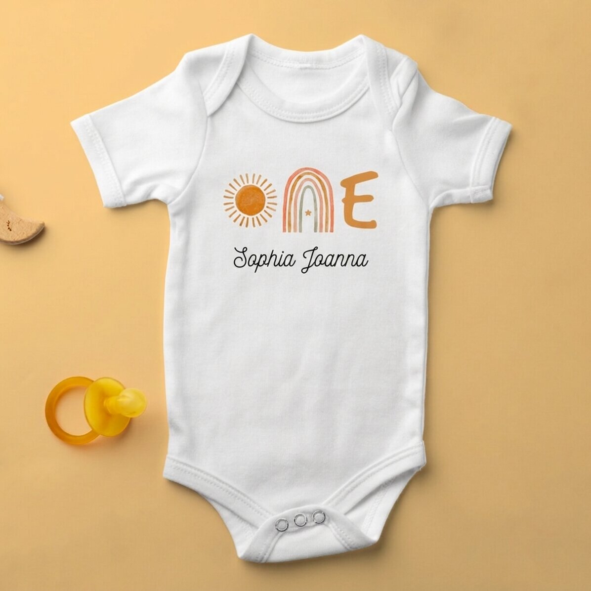Body per bambini personalizzato con nome - ONE