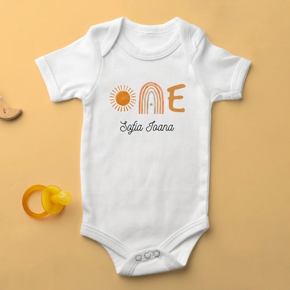 Body per bambini personalizzato con nome - ONE