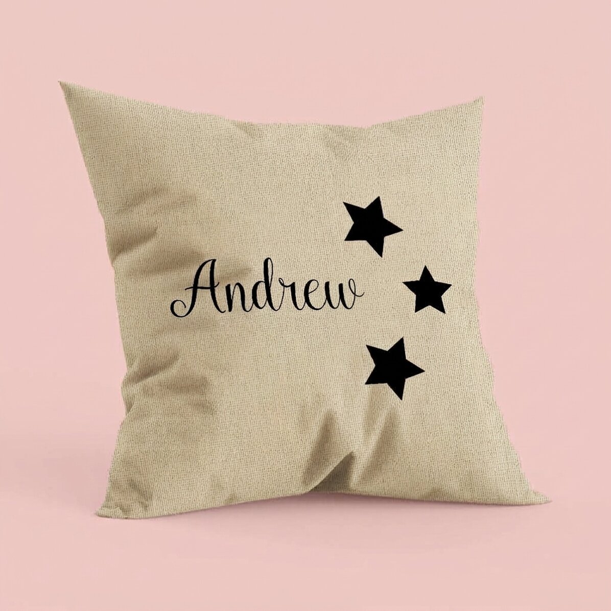 Cuscino personalizzato con nome - stelle - In