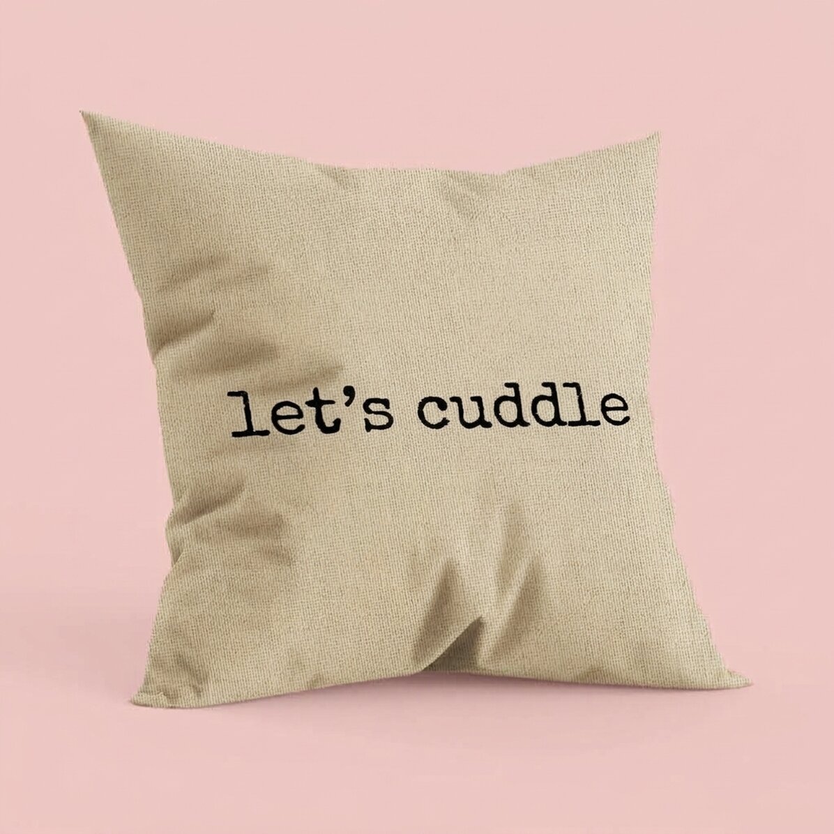 Cuscino personalizzato con scritta - Let