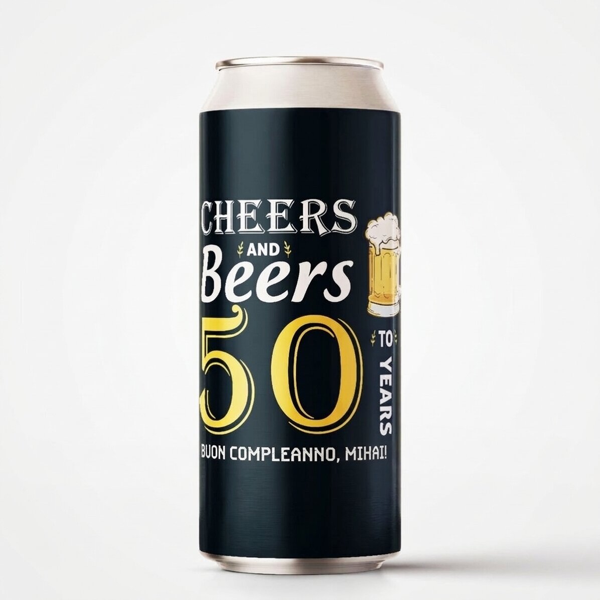 Birra in lattina personalizzata con scritta - Cheers