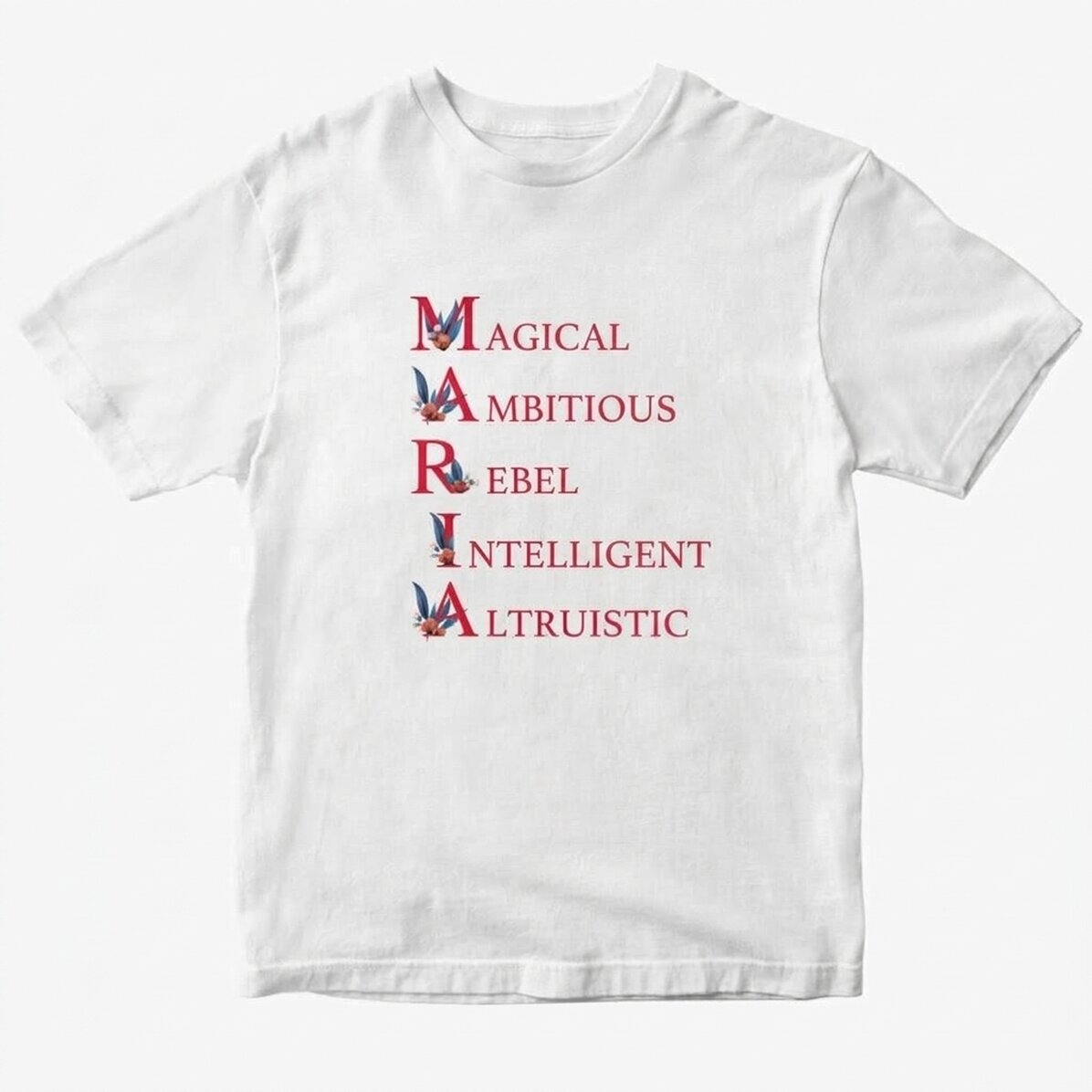 Maglietta in cotone personalizzata con scritta - Maria