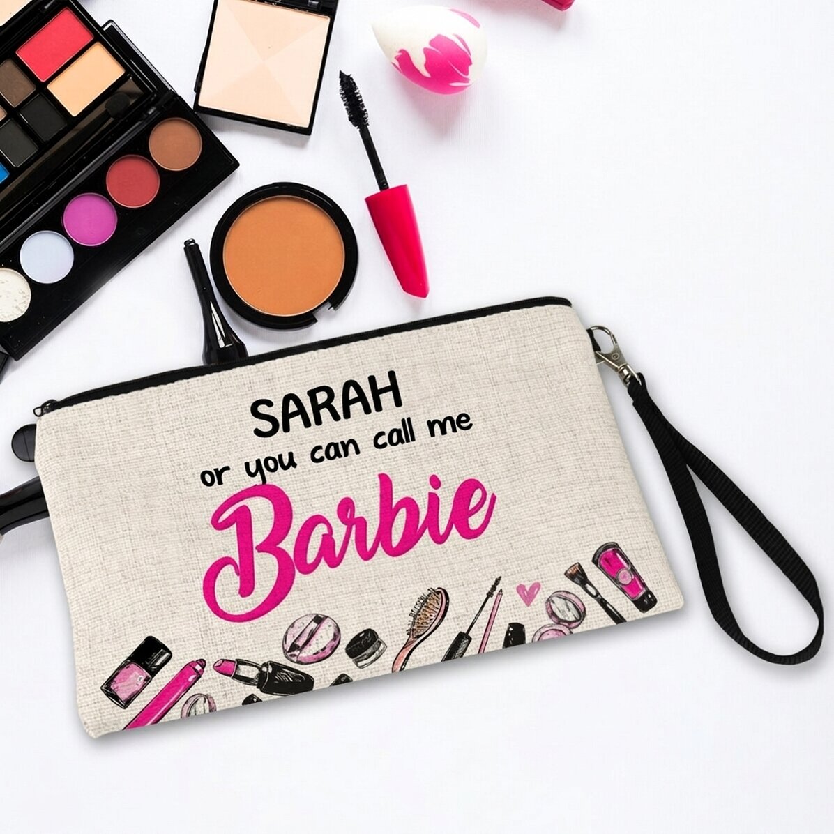 Kit trucco personalizzato con scritta - Barbie