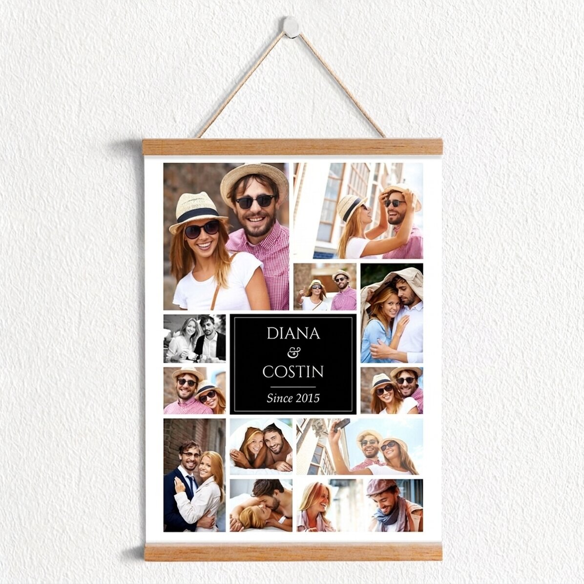 Poster personalizzato con 12 foto