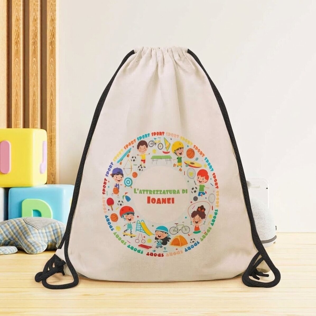 Zaino personalizzato con nome - Sport