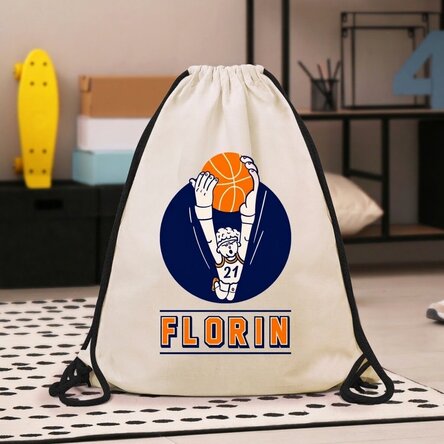 Zaino personalizzato con nome - Basket