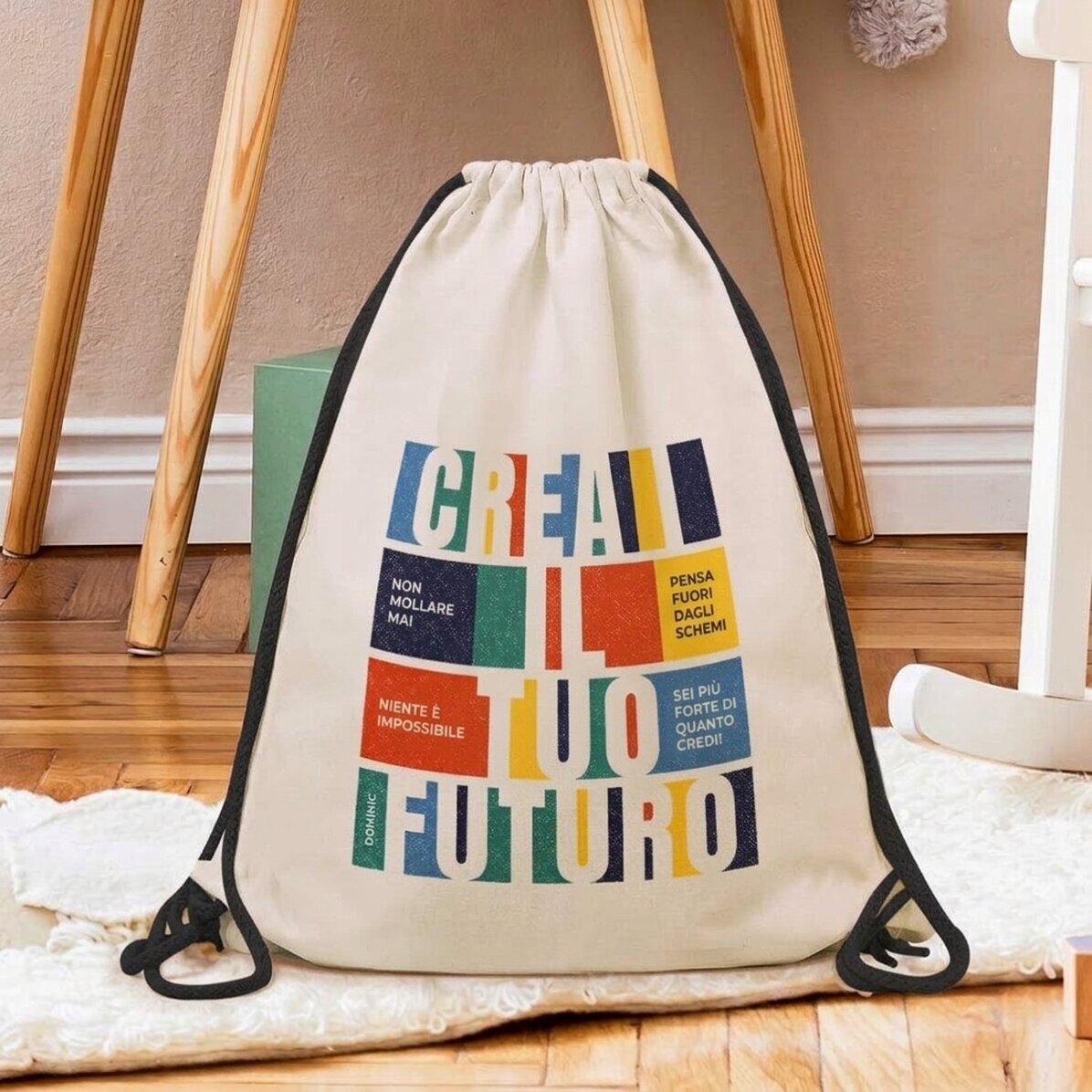 Zaino personalizzato con nome - Create your future