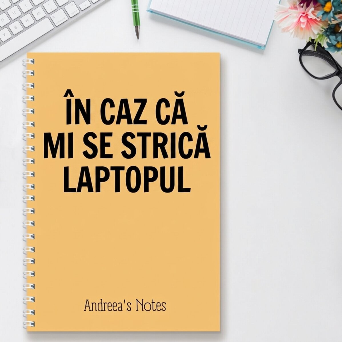 Quaderno personalizzato con scritta - Broken Laptop