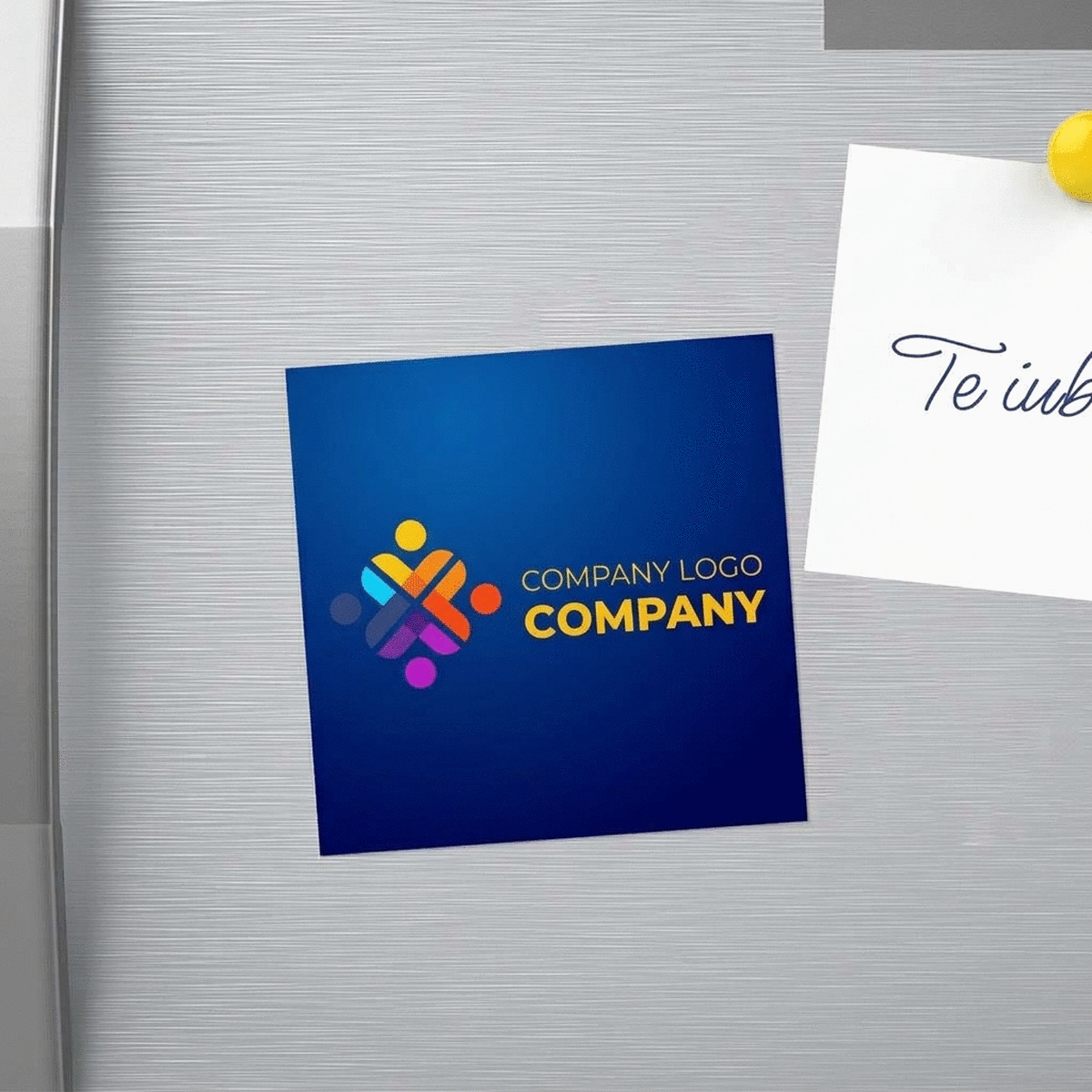 Magnete personalizzato 10x10 con logo