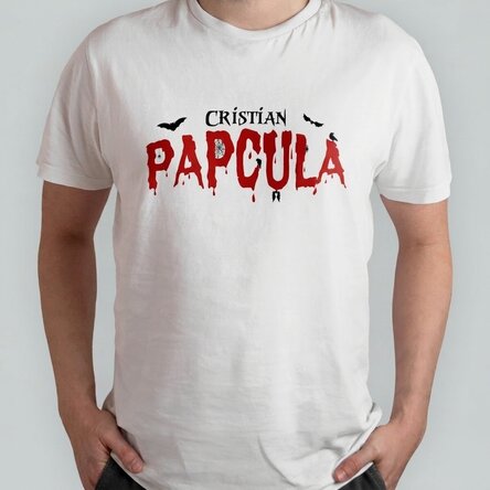 Maglietta in cotone personalizzata con scritta - Dadcula