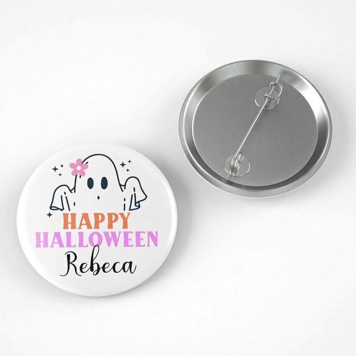 Spilla personalizzata con nome - Carino per Halloween