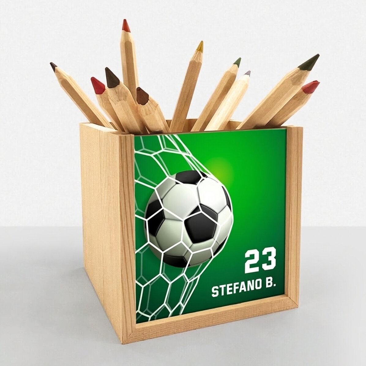 Portamatite personalizzato con nome - Calcio