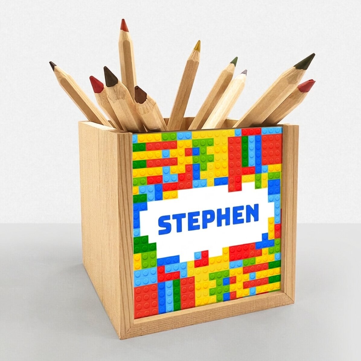 Portamatite personalizzato con nome - Lego