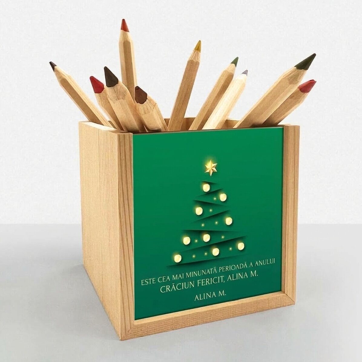 Portamatite personalizzato con scritta - The most wonderful time