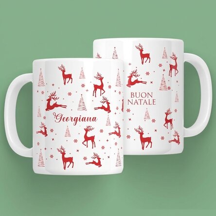 Tazza personalizzata con scritta - Natale