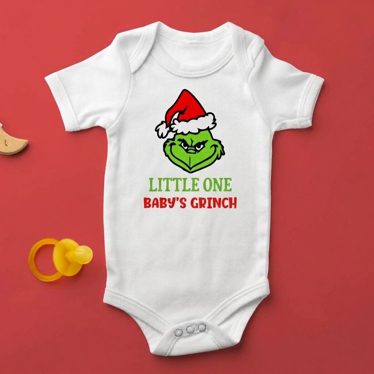 Body per bambini personalizzato con scritta - Grinch