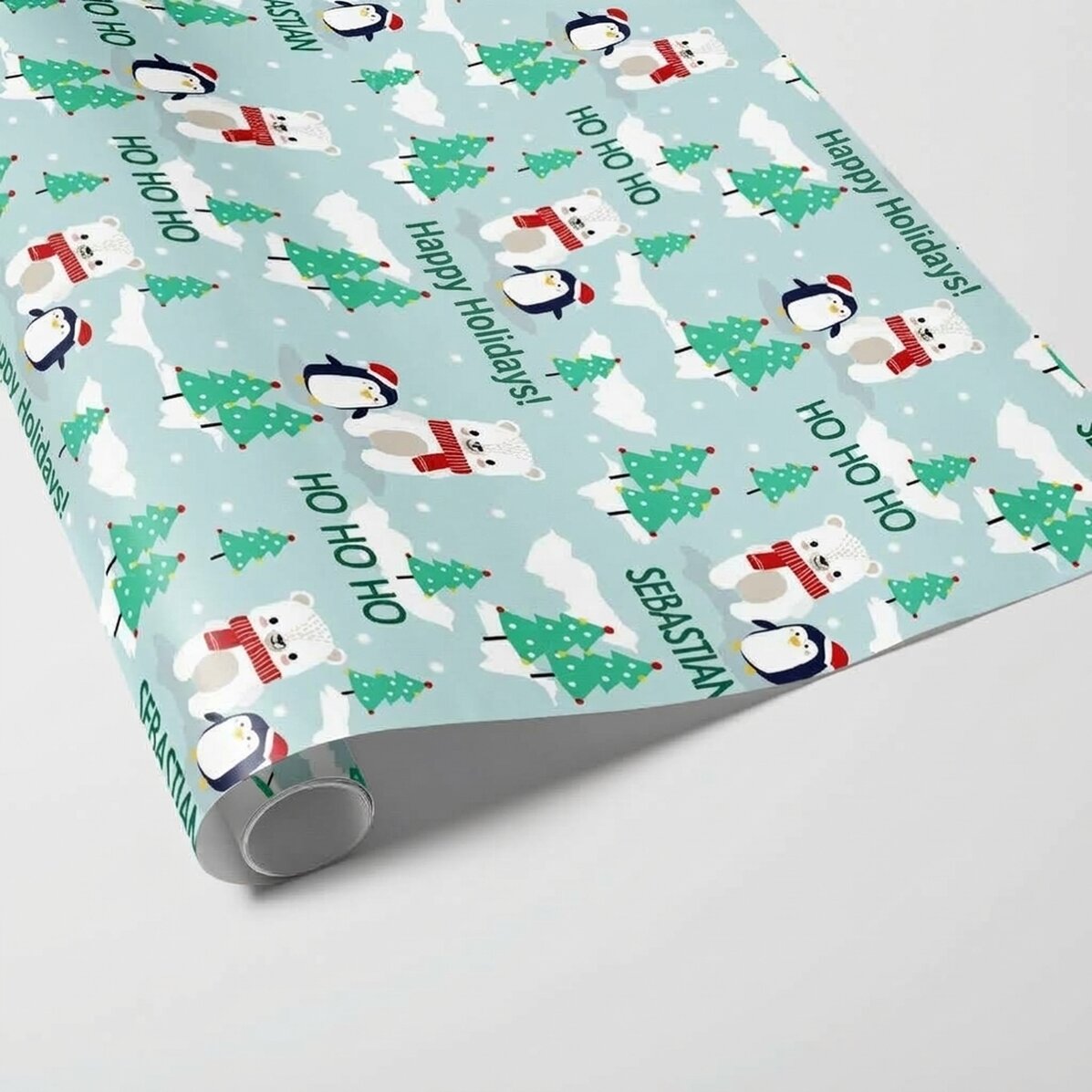 Carta da regalo personalizzata con testo per bambini - Natale